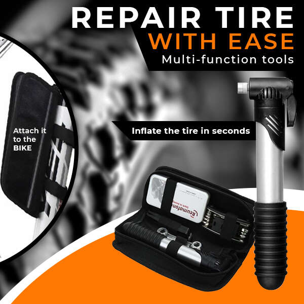 Ractorch - 15 in 1 set of bike repair tools