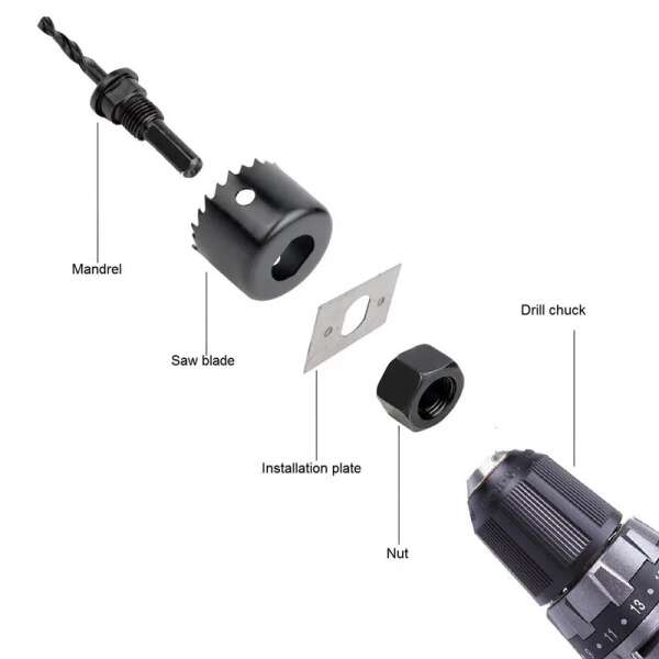 Torqmax - 6piece drilling crown set
