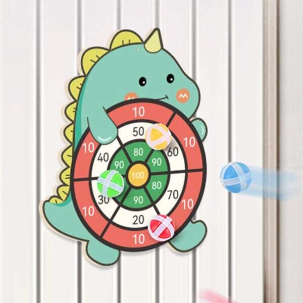Dartodino - Fun dinosaur with balls and dart board