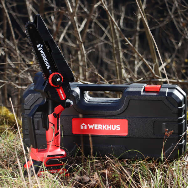 Werkhus cordless chainsaw - Powerful wood-sawing set