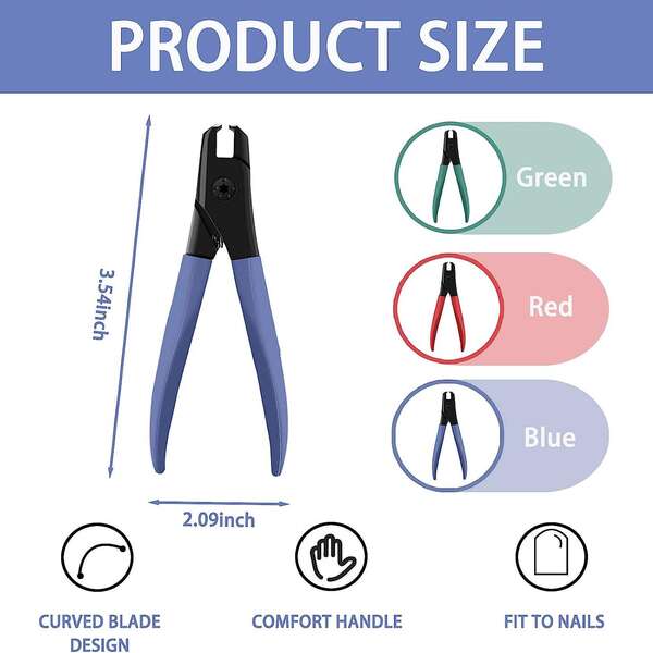 Cutanio - Set of 3 nail clippers