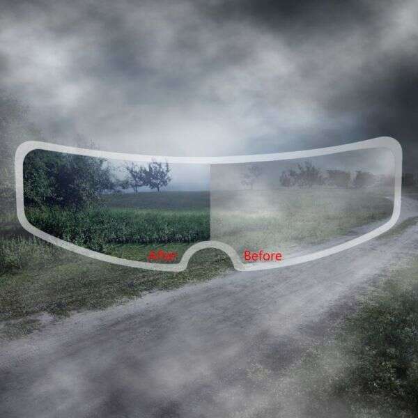 ClearViz - Set of 2 anti-fog and anti-rain stickers for helmets