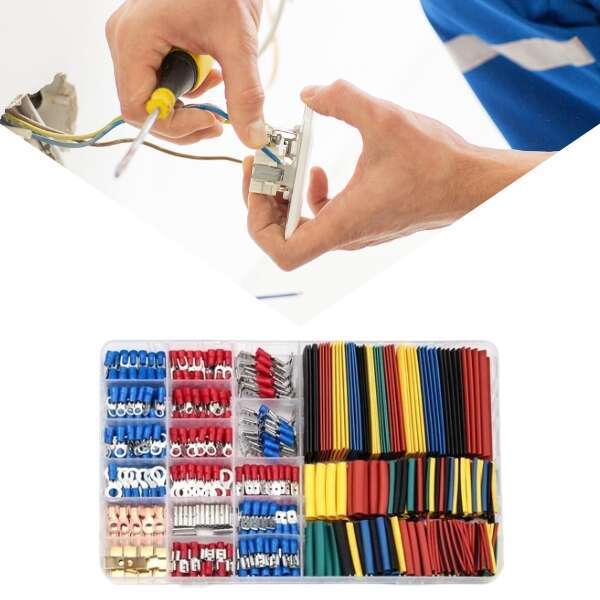 Strinkex - Electrical connector kit and heat shrinking tubing