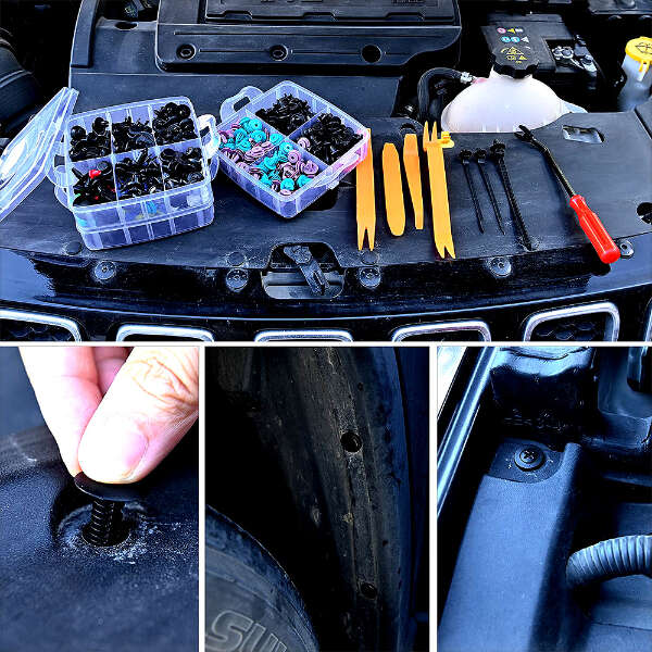 Tacker Pro - Set of rivets and screwdrivers for cars