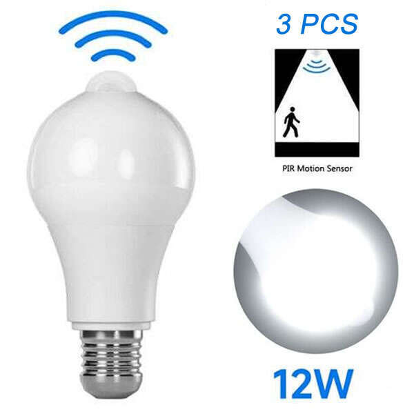 InstaLuce - 3 led light bulbs with motion sensor