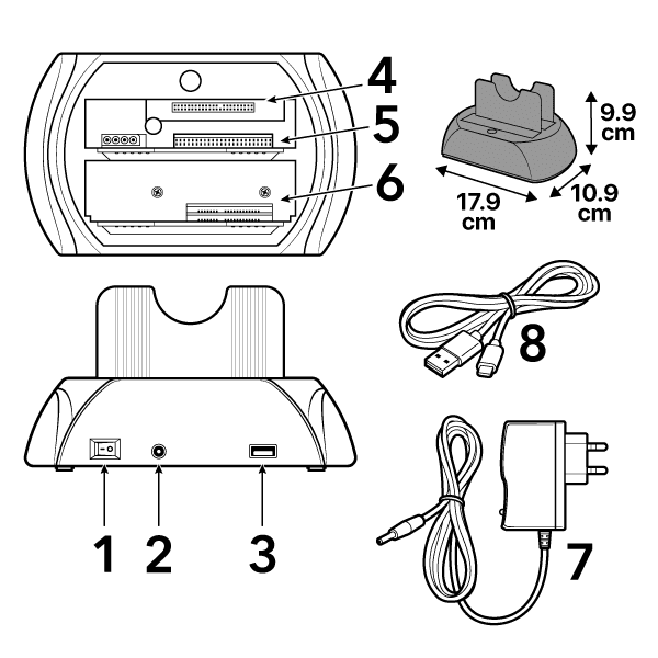 Docker - Docking station for hard drive