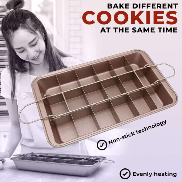 CakeyBakey - Baking pan with dividers