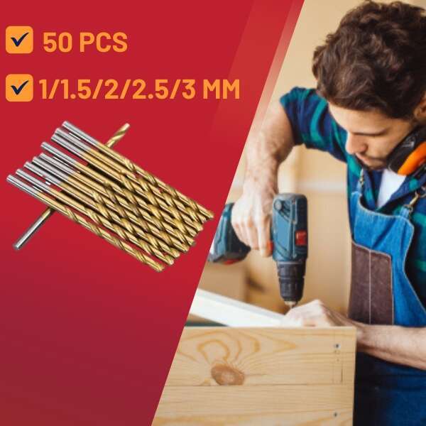 Drillo - Set of 50 drill bits