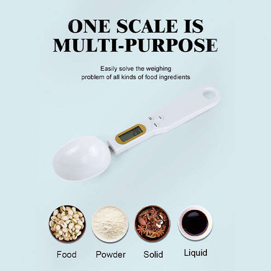 Scoopey - Spoon with a built-in scale