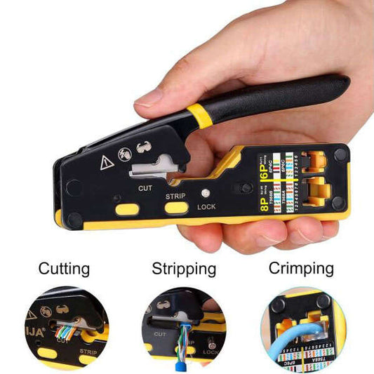 Crimphoff - Modular crimping, cutting and wire stripping tool