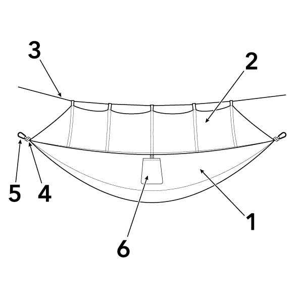 Restry - Ultralight deck chair with net